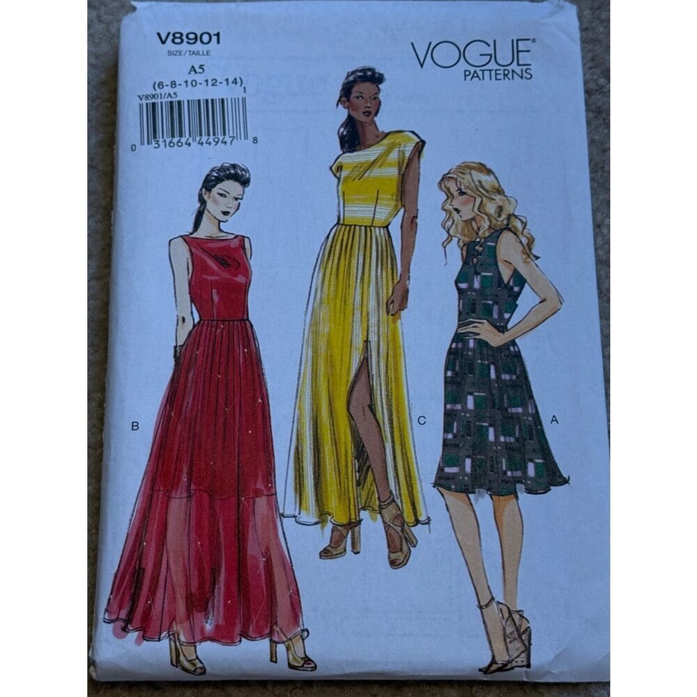 Vogue women's dress sewing pattern